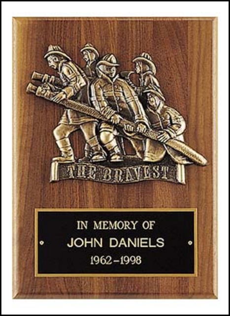 Firefighter Recognition Plaque (9"x12")